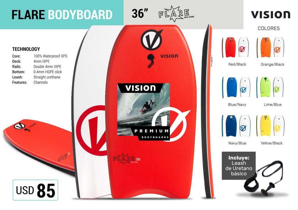 Bodyboard Vision 36”
