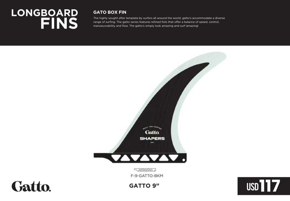 Gato box fin 9″