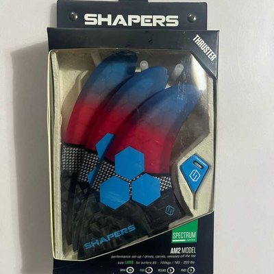Quillas Shapers rojo y azul