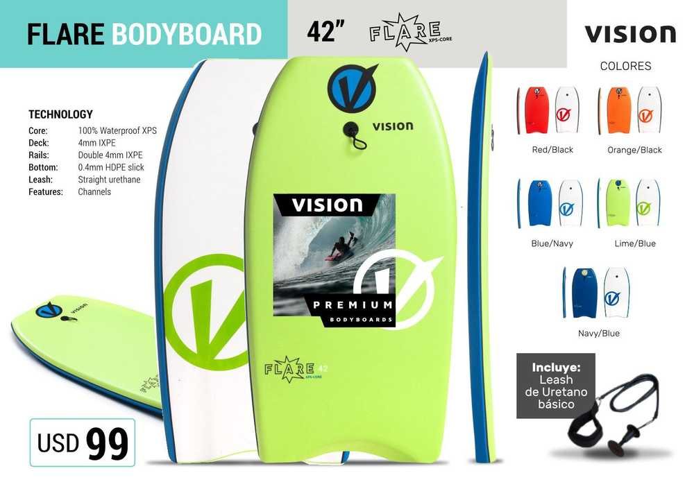 Bodyboard Vision 42”